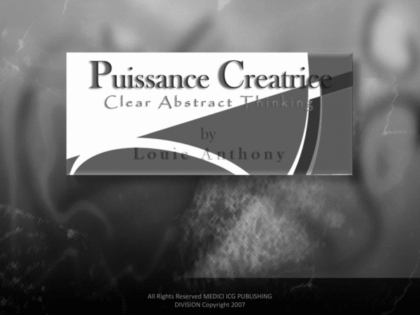 Product picture Clear Abstract Thinking